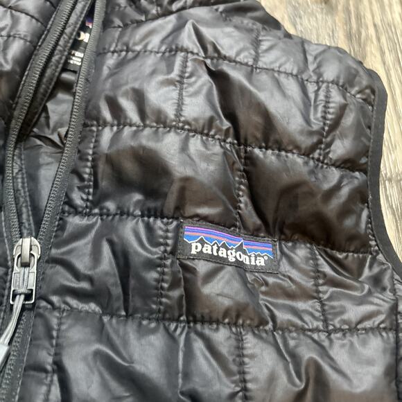 Patagonia Women Size M Nano Puff Full Zip Vest Black - Picture 3 of 5